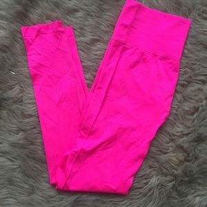 Fashion Nova Neon Pink Athletic Leggings